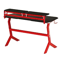 Techni Sport Stryker Gaming Desk - Red - OPEN BOX