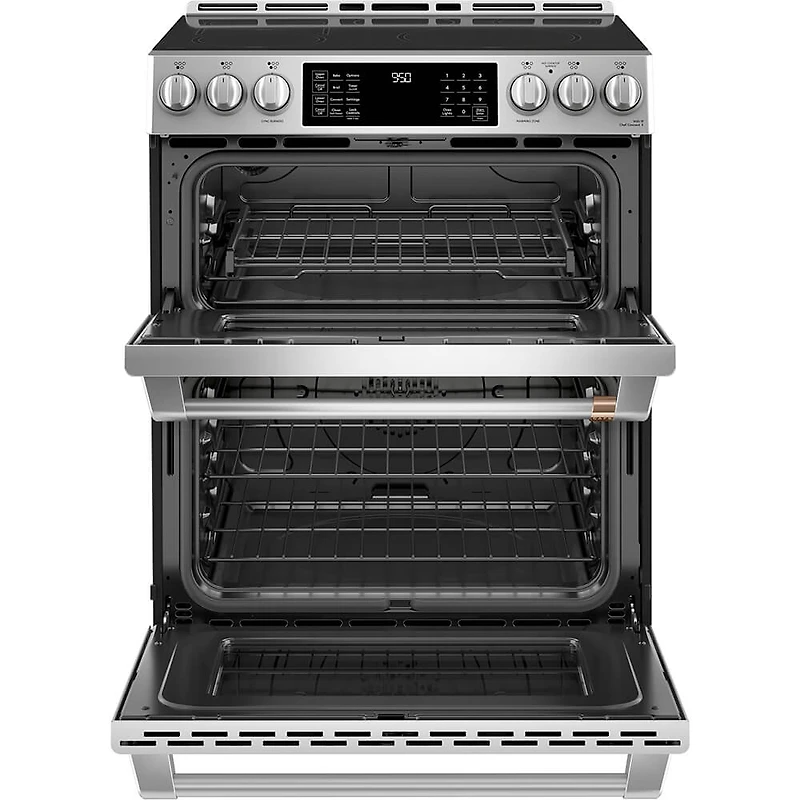 6.7 Cu.Ft. Stainless Double-Oven Electric Range