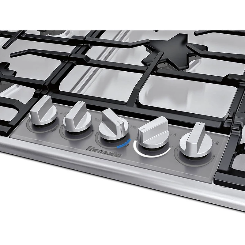 36 inch Stainless 5 Burner Masterpiece Series Gas Cooktop