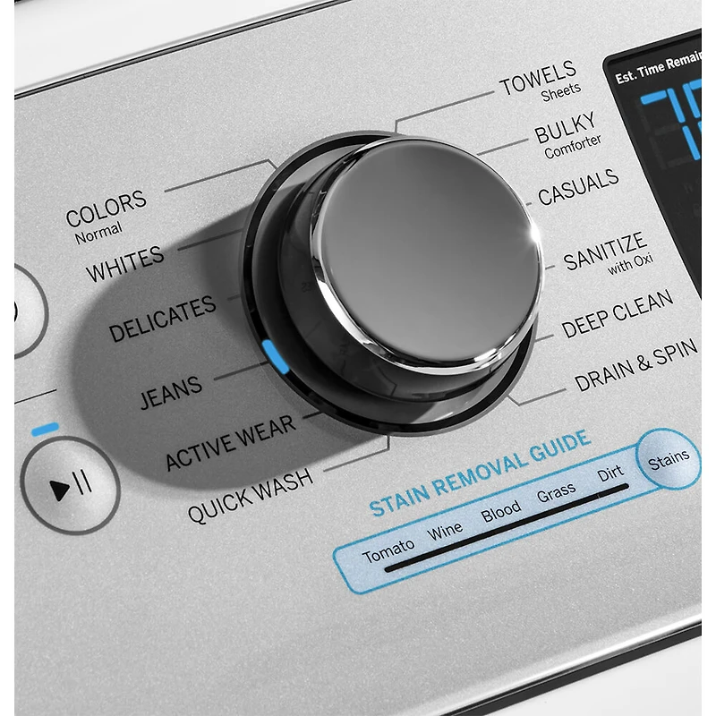 4.6 Cu. Ft. Diamond Gray Electric Top Load Washer - OPEN BOX