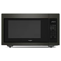 1.6 Cu. Ft. Black Stainless Countertop Microwave