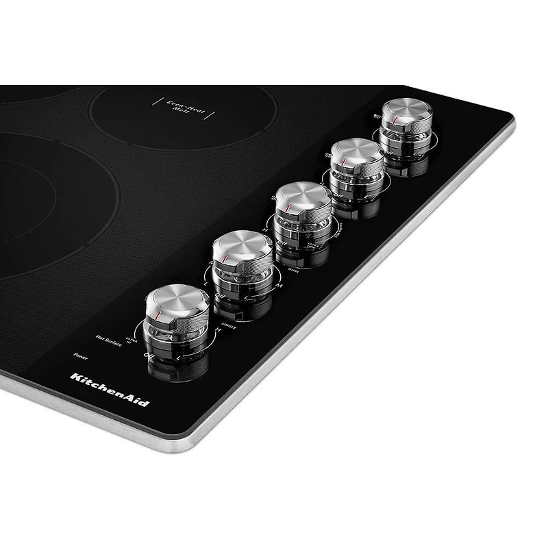 30 inch Stainless 5 Element Electric Cooktop