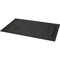 36 inch Black 5 Burner Electric Cooktop