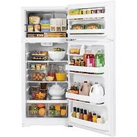 16.6 Cu. Ft. White Top-Freezer Refrigerator