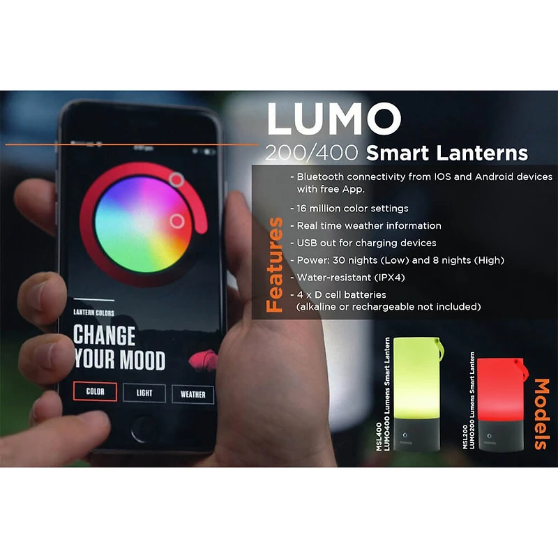 LUMO400 Smart Lantern with Bluetooth