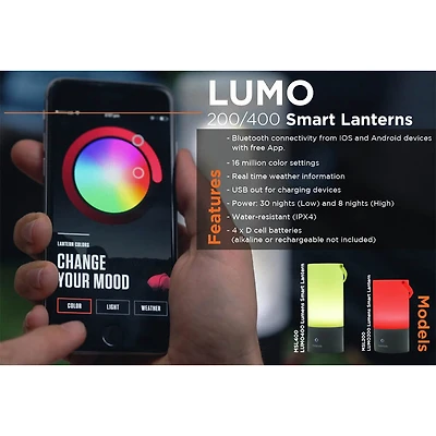 LUMO400 Smart Lantern with Bluetooth