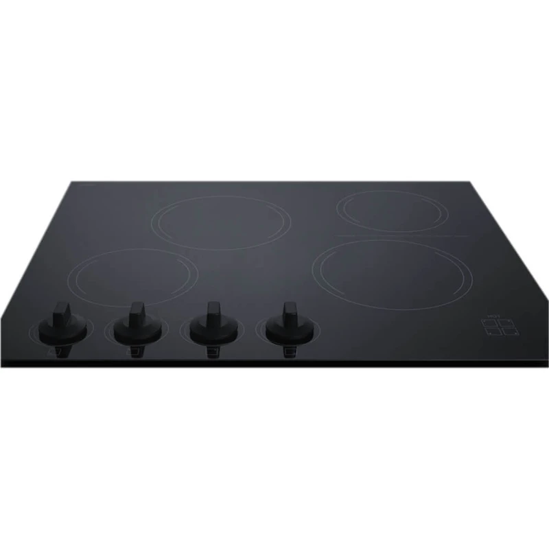 24 inch Black 4-Burner Radiant Cooktop