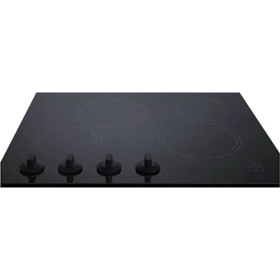 24 inch Black 4-Burner Radiant Cooktop