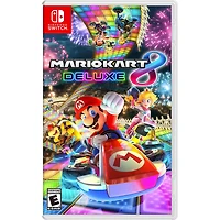  Switch with Gray Controllers - Mario Kart 8 Deluxe