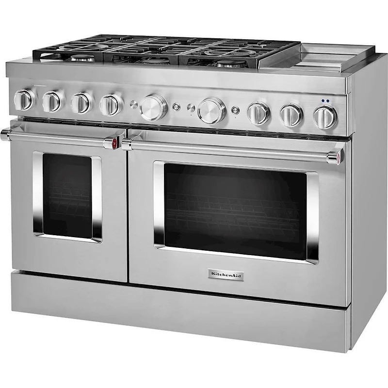 6.3 Cu. Ft. Stainless Steel Freestanding Double-Oven Gas Range