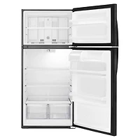 14 Cu. Ft. Black Top Freezer Refrigerator