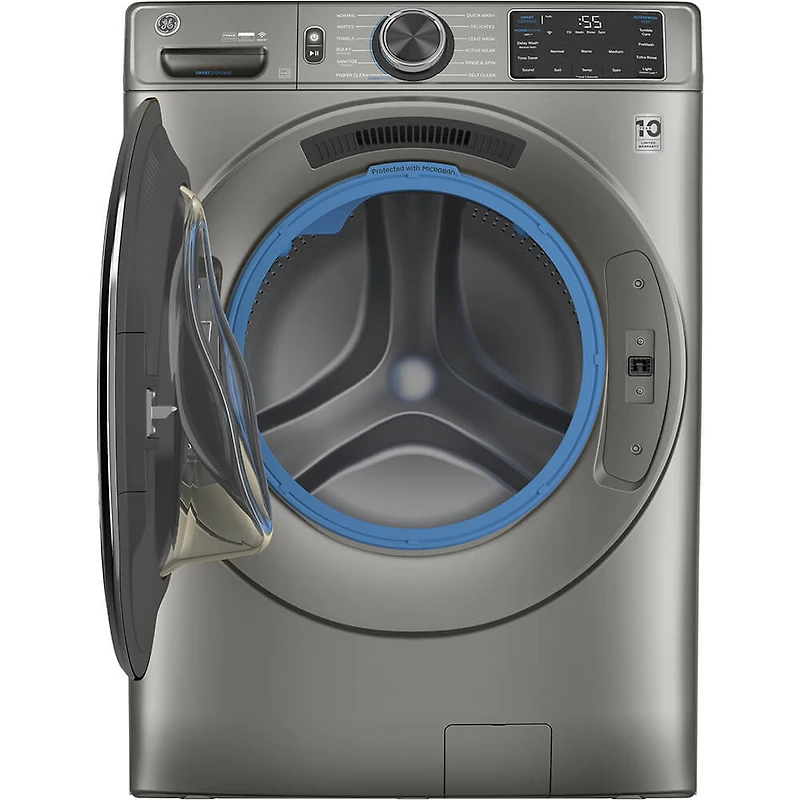 4.8 Cu. Ft. Satin Nickel Electric Smart Washer - OPEN BOX