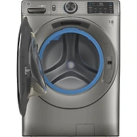 4.8 Cu. Ft. Satin Nickel Electric Smart Washer - OPEN BOX