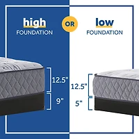 Crown Jewel Black Opal Cushion Performance Firm Mattress - Queen - OPEN BOX