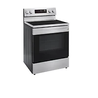 6.3 Cu. Ft. Stainless Electric Convection Smart Range with Air-Fry - OPEN BOX