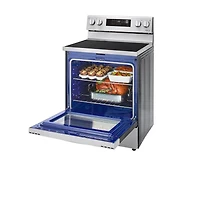 6.3 Cu. Ft. Stainless Electric Convection Smart Range with Air-Fry - OPEN BOX