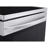 6.3 Cu. Ft. Stainless Electric Convection Smart Range with Air-Fry - OPEN BOX