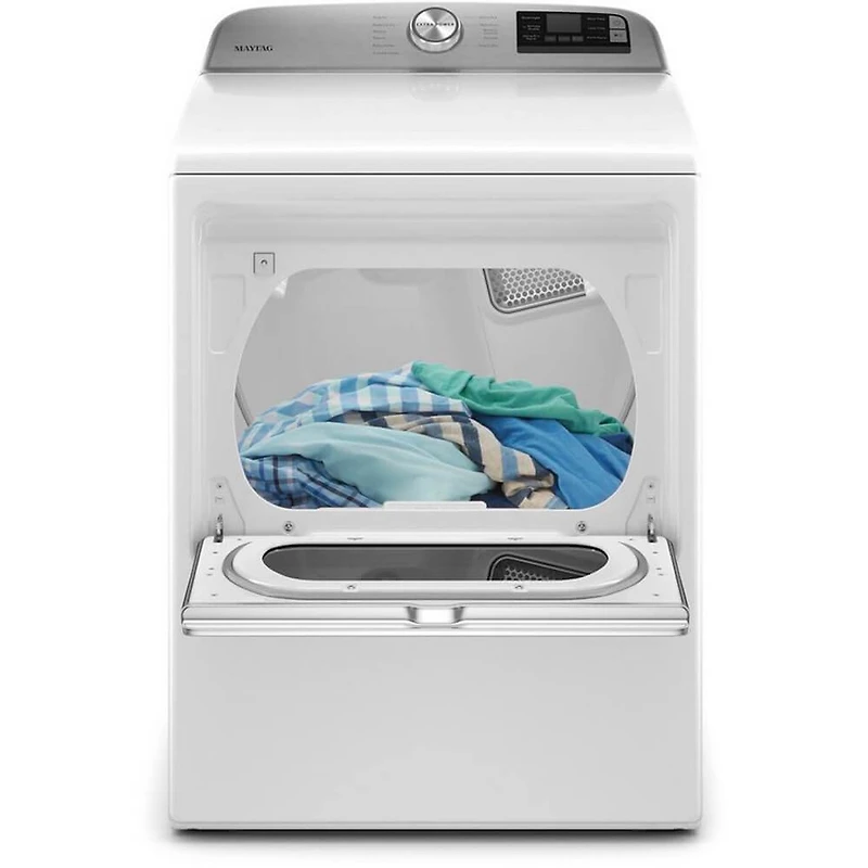 7.4 Cu. Ft. White Top Load High Efficiency Smart Dryer