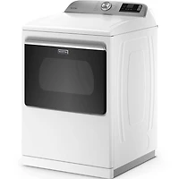 7.4 Cu.Ft. White Top Load Smart Dryer - OPEN BOX