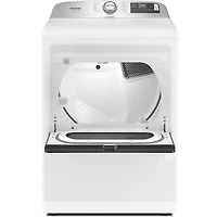 7.4 Cu.Ft. White Top Load Smart Dryer - OPEN BOX