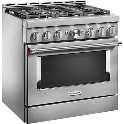 5.1 Cu.Ft. Stainless Commercial-Style Smart Gas Range