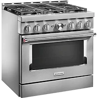 5.1 Cu.Ft. Stainless Commercial-Style Smart Gas Range