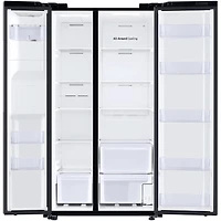 27.4 Cu. Ft. Black Stainless Side-by-Side Refrigerator