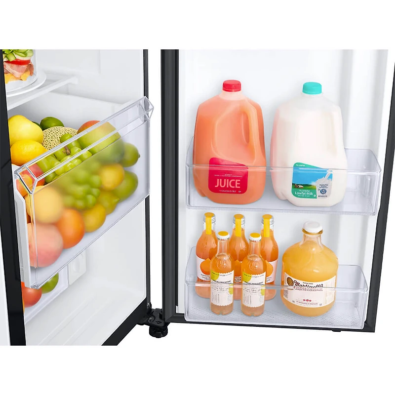 27.4 Cu. Ft. Black Stainless Side-by-Side Refrigerator