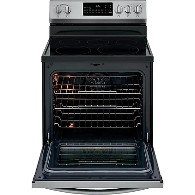 5.7 Cu.Ft. Stainless Electric Range with Air Fry - OPEN BOX