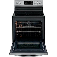 5.7 Cu.Ft. Stainless Electric Range with Air Fry - OPEN BOX