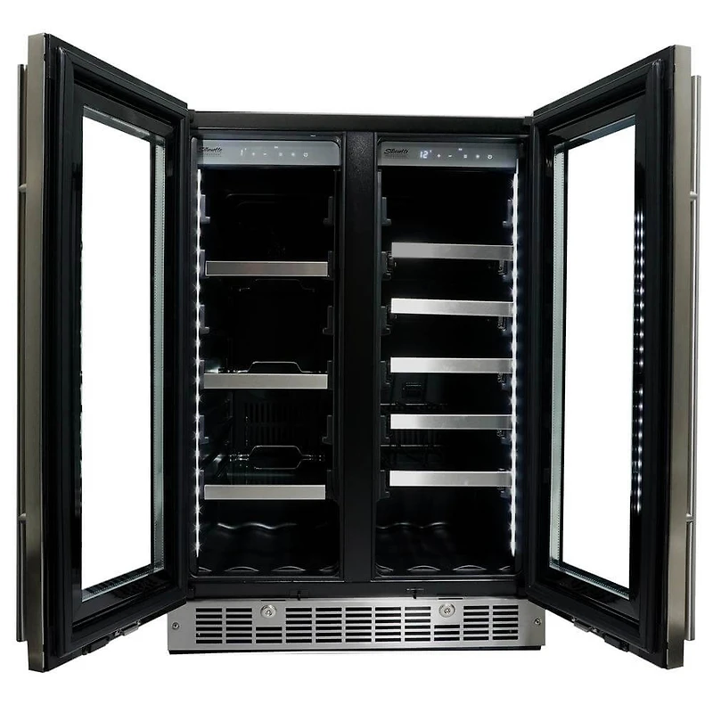 24 inch Stainless French Door Beverage Center - OPEN BOX