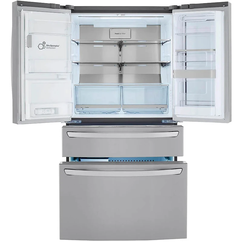 23 Cu.Ft. Stainless French Door Smart Refrigerator - OPEN BOX