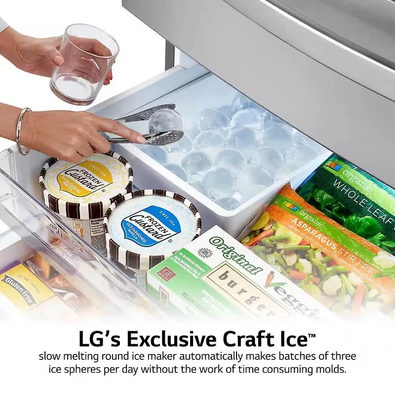 23 Cu.Ft. Stainless French Door Smart Refrigerator - OPEN BOX