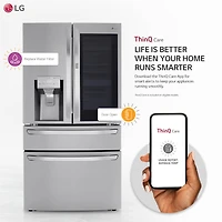 23 Cu.Ft. Stainless French Door Smart Refrigerator - OPEN BOX