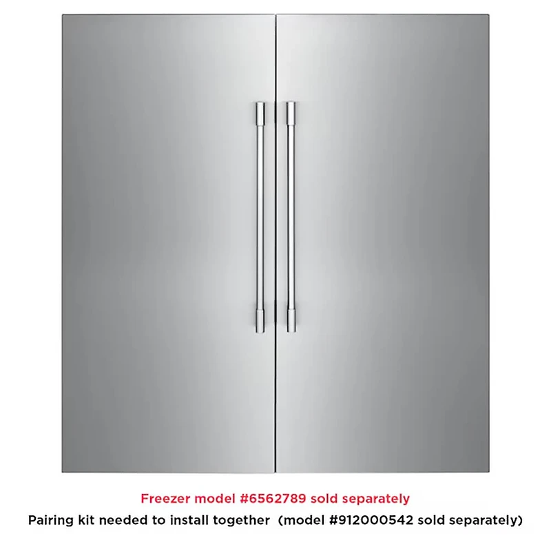 19 Cu. Ft. Stainless Steel Single-Door Refrigerator
