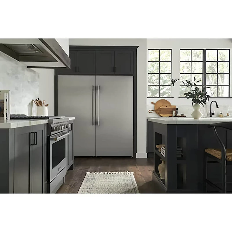 19 Cu. Ft. Stainless Steel Single-Door Refrigerator