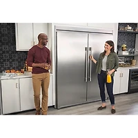 19 Cu. Ft. Stainless Steel Single-Door Refrigerator