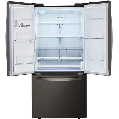 25 Cu. Ft. Black Stainless Smart French Door Refrigerator