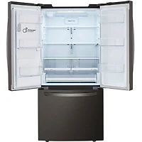 25 Cu. Ft. Black Stainless Smart French Door Refrigerator