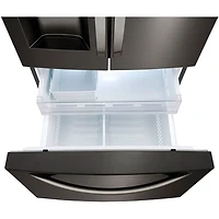 25 Cu. Ft. Black Stainless Smart French Door Refrigerator
