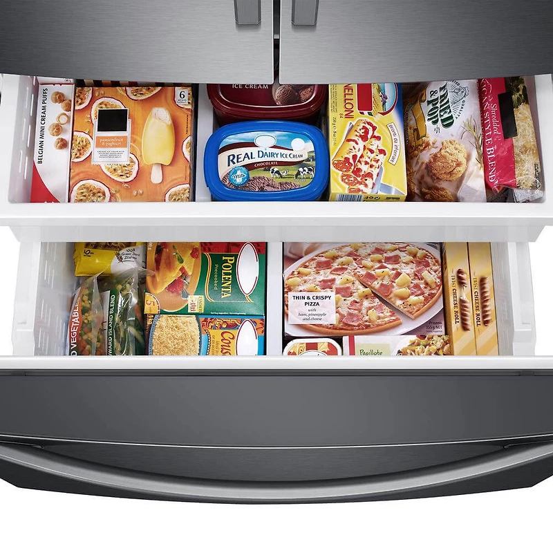 24 Cu. Ft. Black Stainless French Door Refrigerator - OPEN BOX