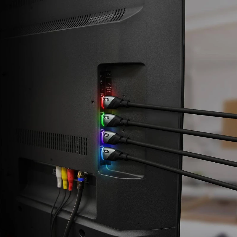 Blue LED 6FT HDMI Cable