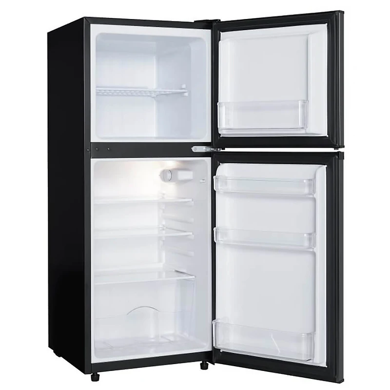 4.7 Cu. Ft. Black Stainless Compact Refrigerator - OPEN BOX
