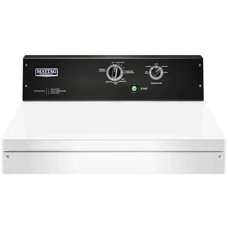 7.4 Cu. Ft. White Top Load Electric Dryer - OPEN BOX