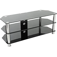 Corner Glass TV Stand - OPEN BOX