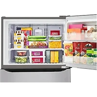 20 Cu. Ft. Stainless Top Freezer Refrigerator