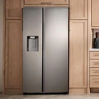 22 Cu. Ft. Stainless Side-by-Side Refrigerator