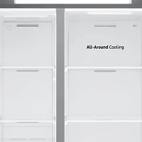 22 Cu. Ft. Stainless Side-by-Side Refrigerator