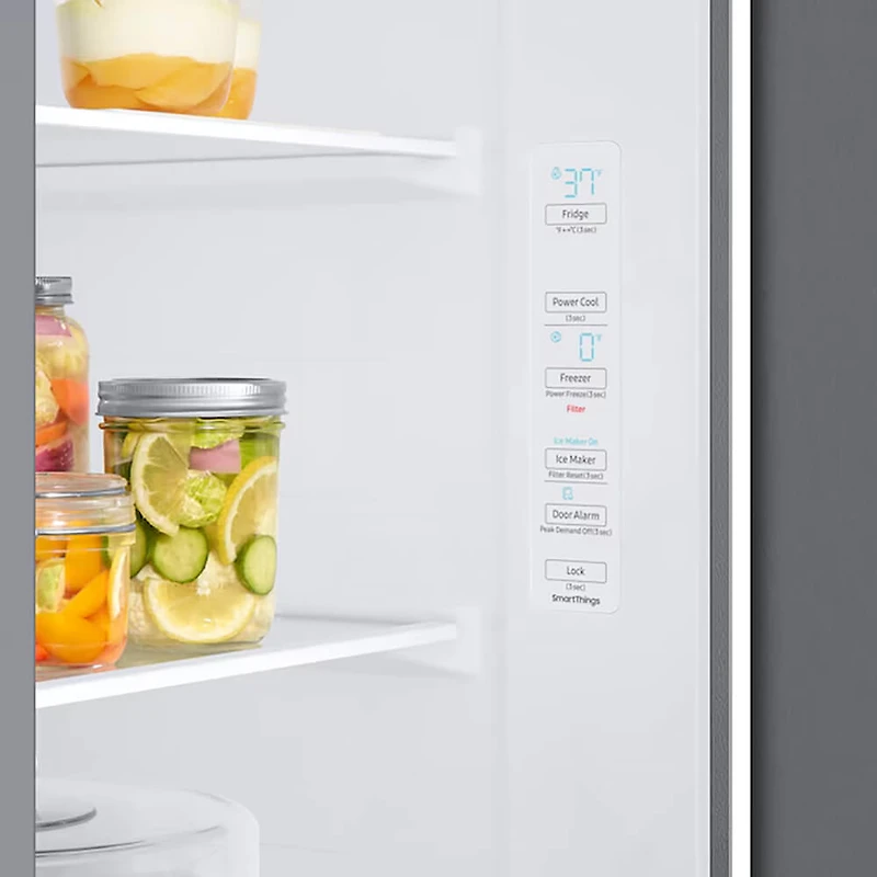 22 Cu. Ft. Stainless Side-by-Side Refrigerator