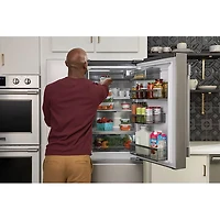 21.4 Cu. Ft. Stainless Counter Depth French Door Refrigerator